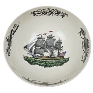 Wedgwood Metropolitan Museum of Art Commemorative‎ Bowl George Washington Ship